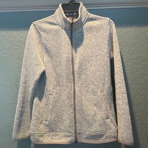 Grey Eddie Bauer medium women’s full zip fleece